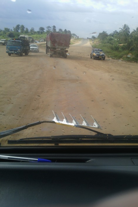 The main highway between Accra and Kumasi